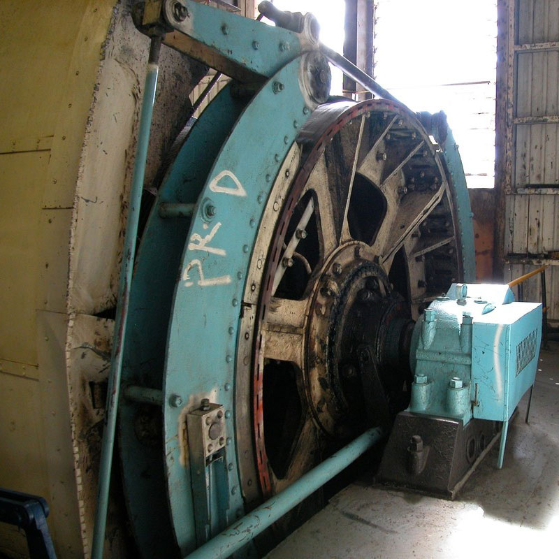 old equipment including A10 regulator, old control room