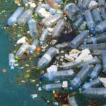 plastic rubbish - concept showing the problem with plastics