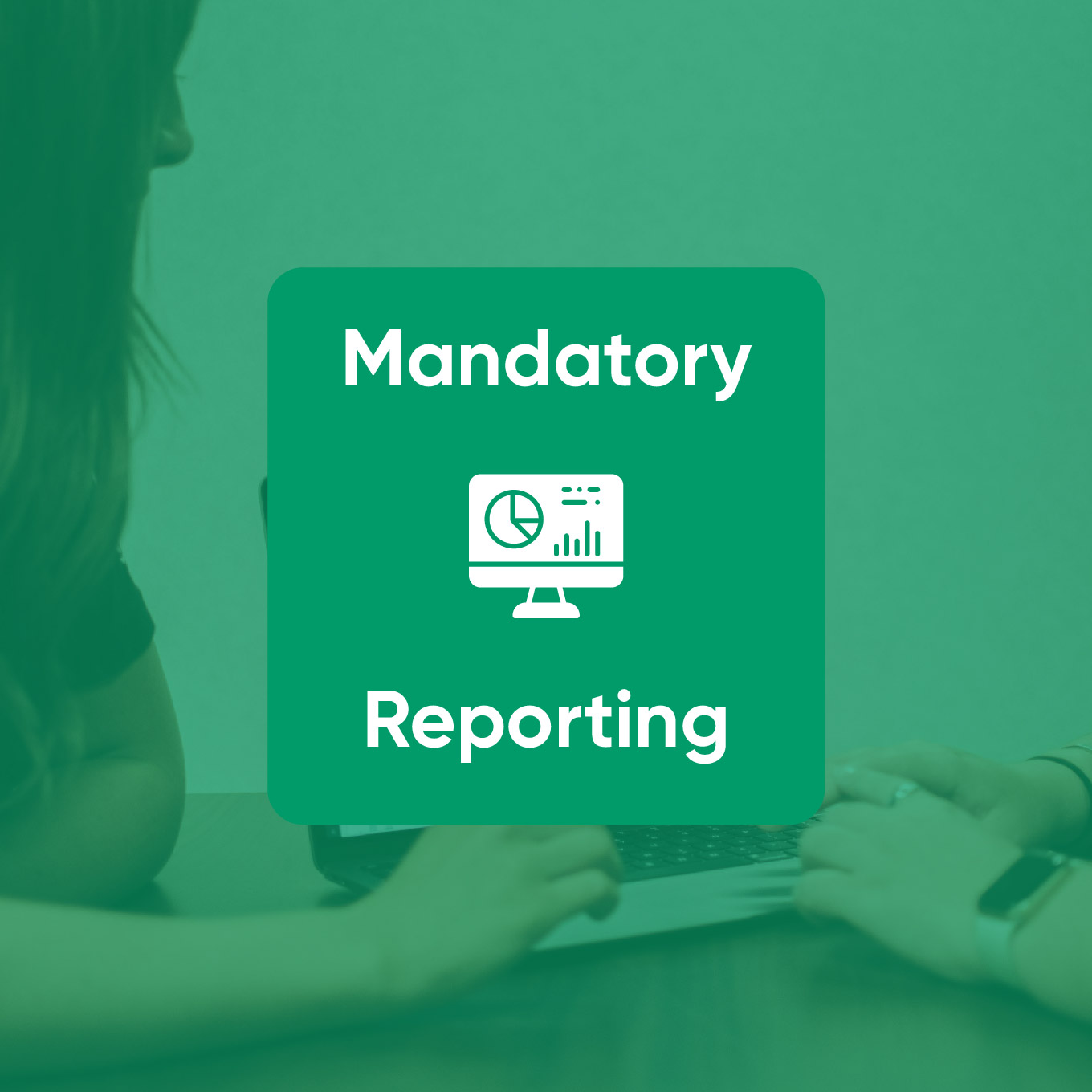 Manadatory reporting icon